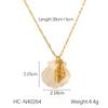 Ocean Seahorse Shell Pendant Necklace Minimalist Collarbone Chain Jewelry