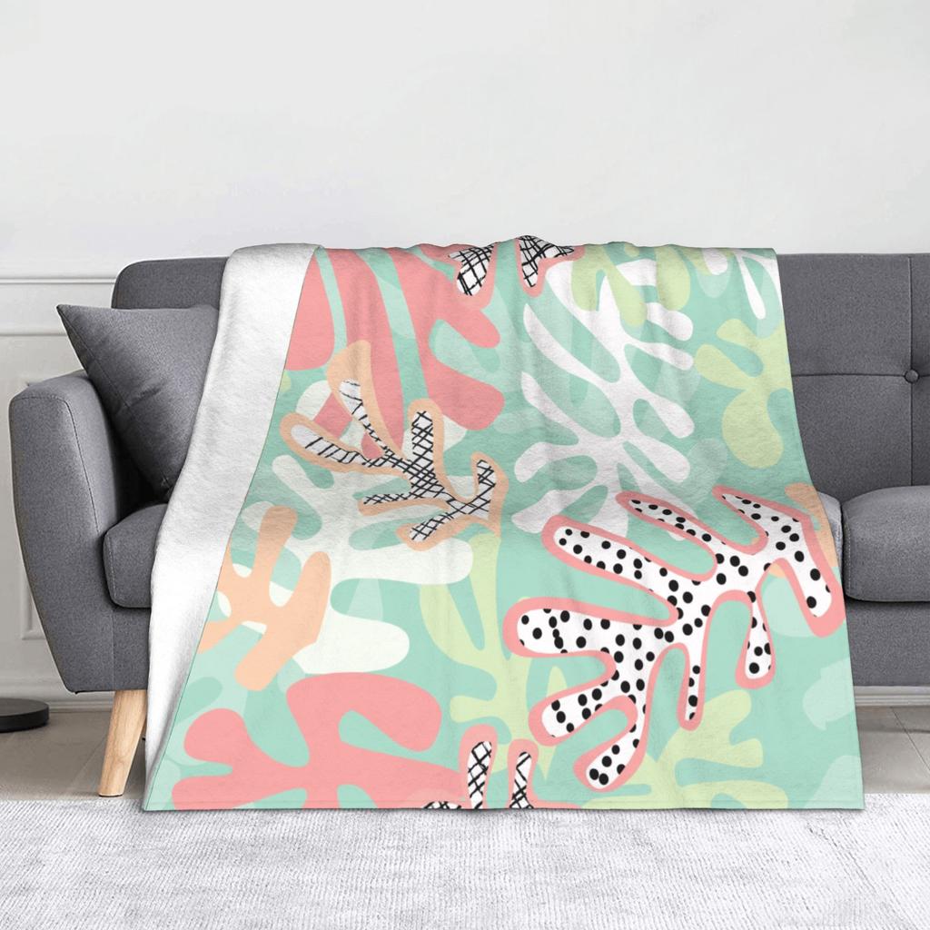Henri Matisse Dance Pattern Blanket Velvet Decoration French Artist Breathable Warm Throw Blankets for Home Office Quilt