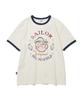 PENFIELD Vintage Series Sailor Engraved Ringer Short Sleeve T-Shirt Ivory_Fs2Kt42U