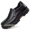 New Casual Business Leather Shoes Men Soft Sole Breathable Lightweight Spring Autumn Anti Slip Male Designer Loafers Black Brown