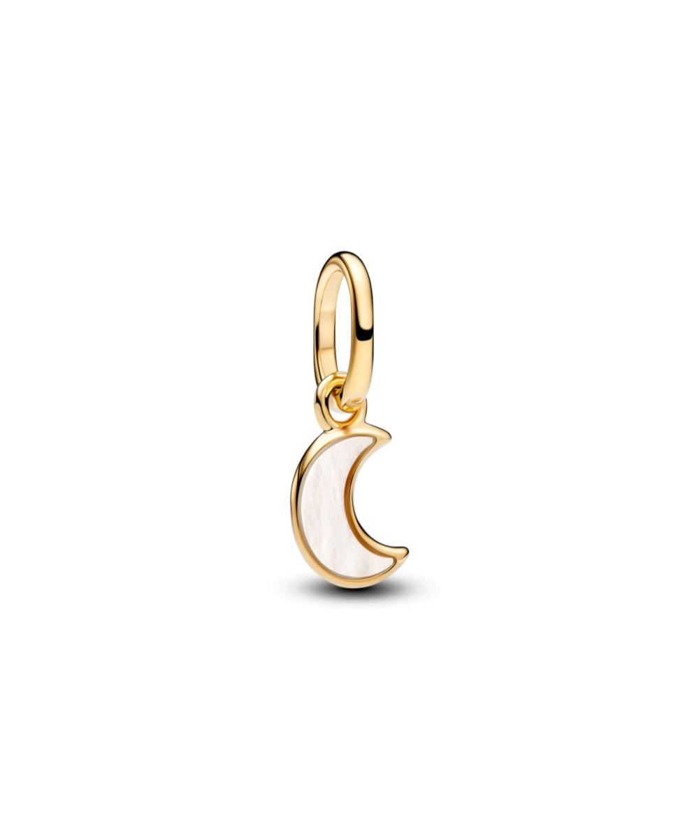 Pandora White Crescent Moon Mini Dangle