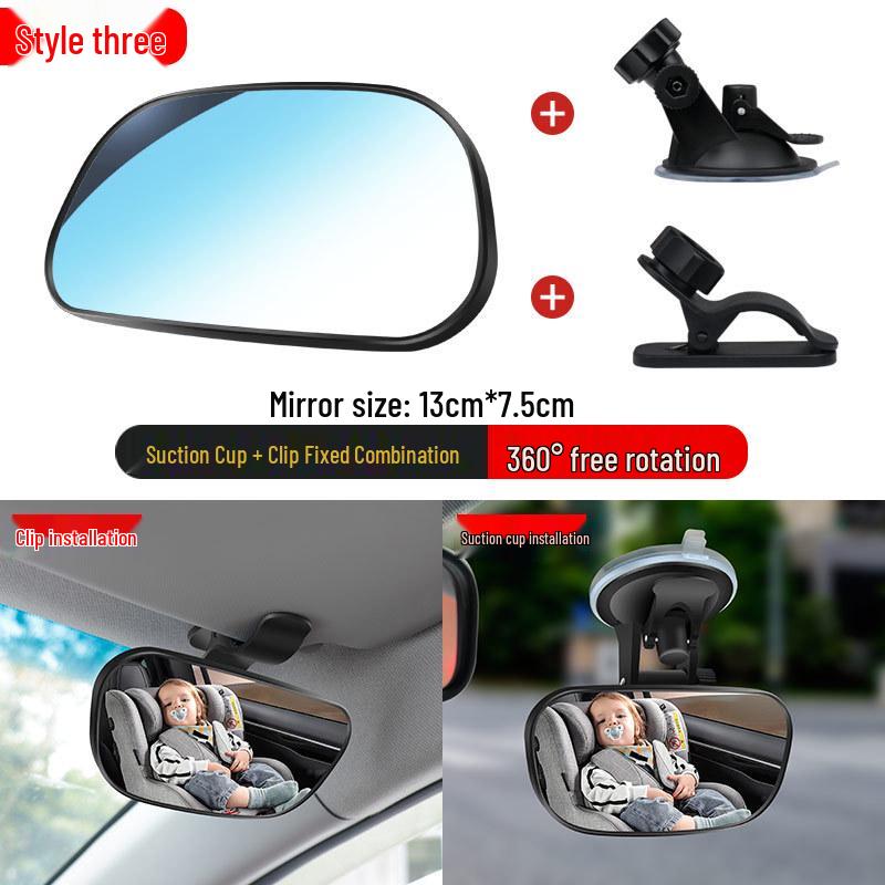 360° Rotating Baby Rearview Mirror for Cars