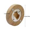 5pcs Magnetic Beer Opener Round Fridge Magnet Creative Bamboo Blank Bottle Opener  Guests