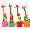 Wooden Toys Simulation Giraffe Blocks Rocking Dance Stand By Wire Control Learning Education Fun Funny Gadgets Interesting Toys