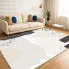 Modern Simple Style Living Room Carpet Minimalism Bedroom Cloakroom Sofa Area Soft Rugs Decoration Home Washable Floor Mat Soft