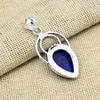 Lapis Lazuli Gemstone Handmade 925 Sterling Silver Wonderful Jewelry Pendant For Mother's Day Gift