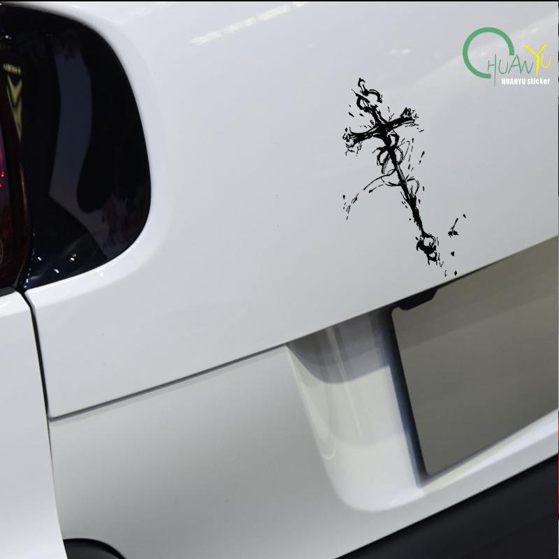 Personality creativity and faith dance car sticker car motorcycle scratch decoration reflective waterproof sticker