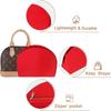 Handbag Organiser for Alma Insert, Felt Bag Organiser Purse Organiser Insert for Alma BB Insert Organiser(BB,Red)