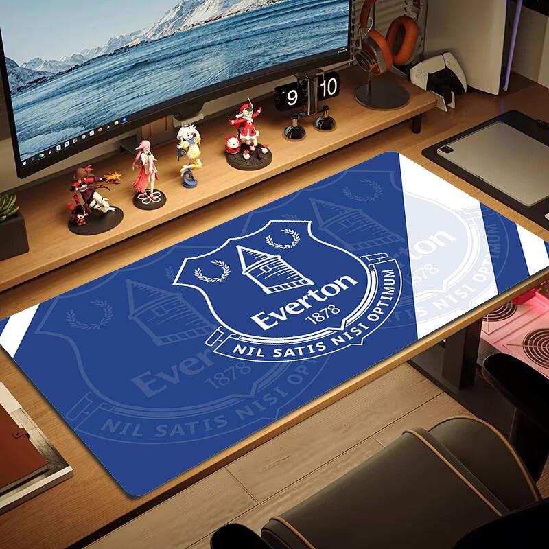 Everton FC Color Mouse Pad Large Gaming Table Cushion Non-slip Laptop Tablet Big Mousepad XXL Mat Mini PC Playmat With Lock edge