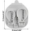 Hot Air Balloon Fondant Silicone Mould For Cake Decorating Cupcake Topper Polymer Clay Candy Chocolate Gum Paste Moulds