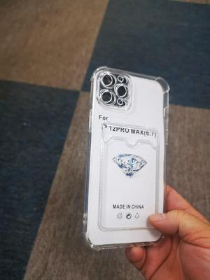 Custodia per telefono Apple 12 11 13 14 trasparente anti-caduta con slot per schede, confezione completa, supporto morbido