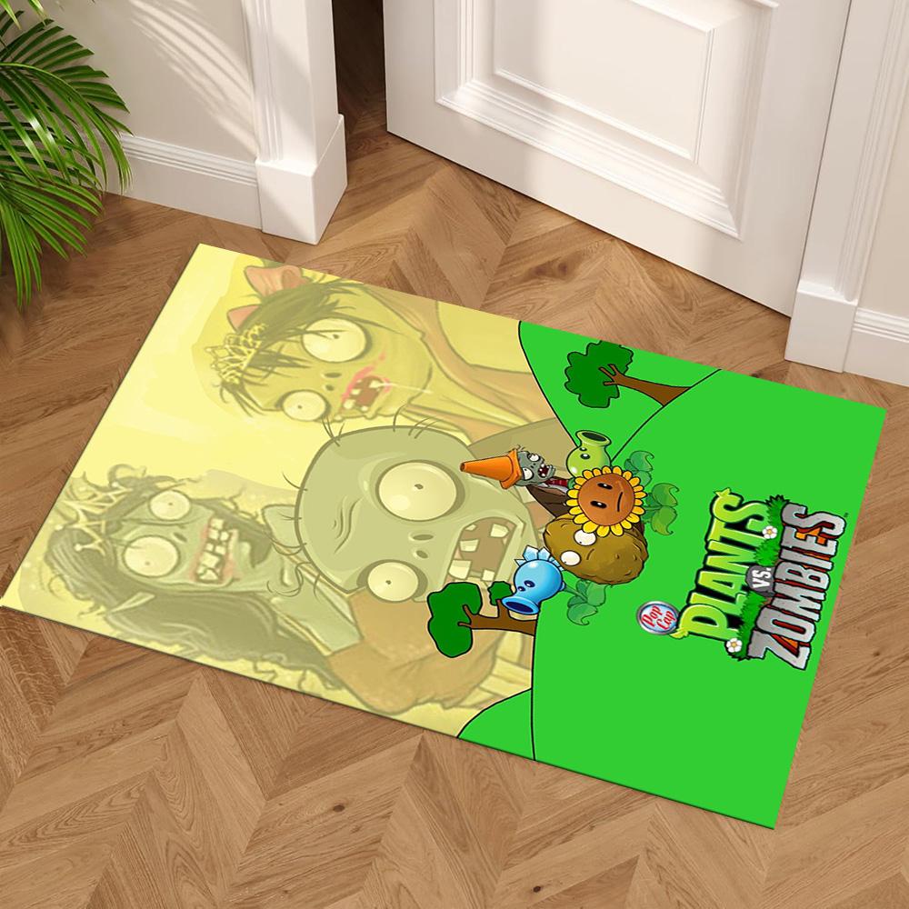 Plants Vs. Zombies Carpet Design for Bedrooms Game Room Dining Room Decorate room Anti-slip Rug Office home decor Perfect Birthday/Christmas Gift Idea