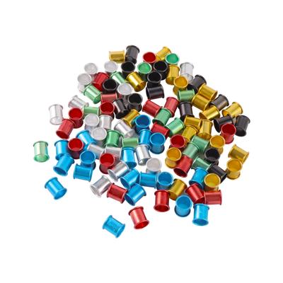8mm Aluminum Bird Foot Rings Pigeon Root Ring Letter Pigeon Supplies Bird Ring Identification Race Pigeons Color Ring 120 Pcs