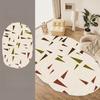 Cream Style Bedroom Decor Carpet Irregular Shape Carpets for Living Room Thick Plush Bedside Floor Mat Fluffy Soft Cloakroom Rug