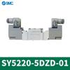 SMC Japan Original SY Series Pneumatic Three-Position Five-Way Solenoid Valve SY5120-SY3120-5L ZD-M