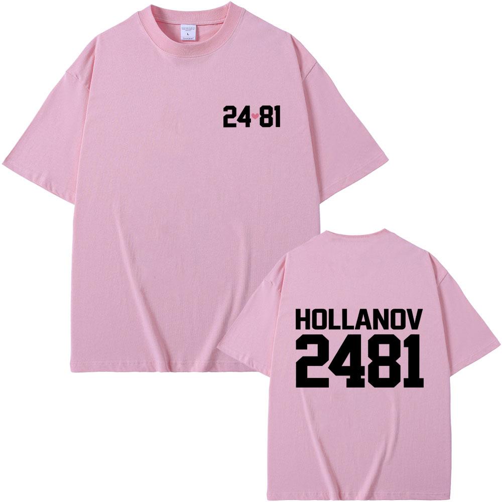 Heated Rivalry Shane Hollander Ilya Rozanov Hollanov 2481 Graphic Tshirt Men Women Clothing Casual Tshirt Male Vintage Tees