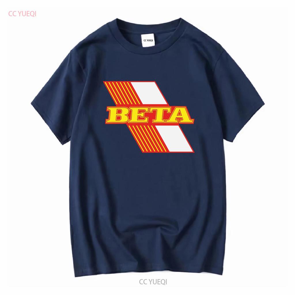 Beta Motorcycle Enduro RR Retro Italian MX Trial T Shirt Style Long or Short Sleeves Vintage Washed Streetwear Homme Breathable