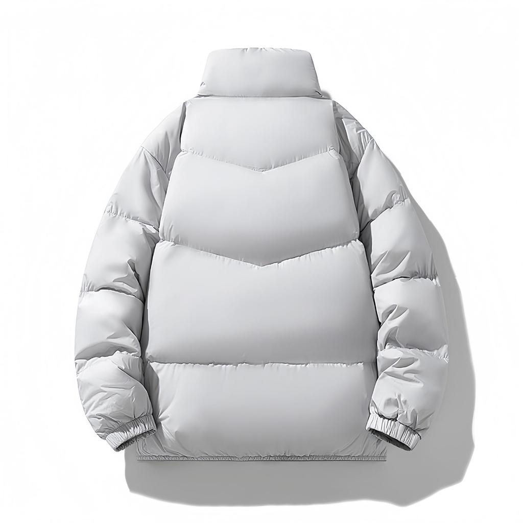 Doudoune Tendance Homme Grande Taille à Col Montant - Nouvelle Mode Hivernale Vêtements d'Extérieur