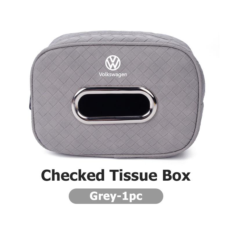 Leather Car Tissue Box Hanging Auto Tissue Holder for Car Seat Back For Volkswagen VW Golf 4 5 6 7 Polo Jetta Sagitar Magotan zg9