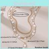 Geometric Pendant Necklace For Women With Alloy Chain Summer Jewelry Set