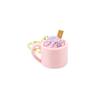 Coffee Cup Artificial Sundae Mug Clicker Mini Cup Fidget Pendant  Daily Pocket Key Accessory