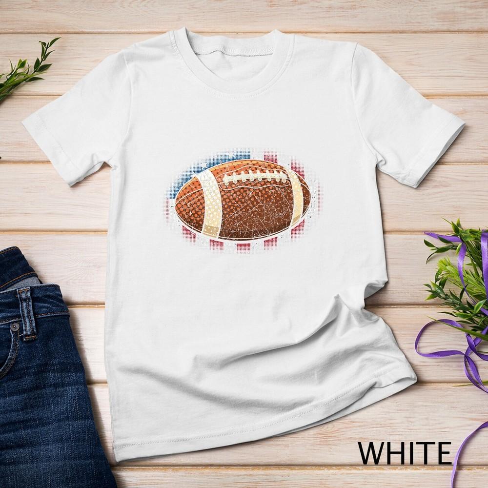 

Football Ball US Flag Football Player Fan American Football Unisex T-shirt M
