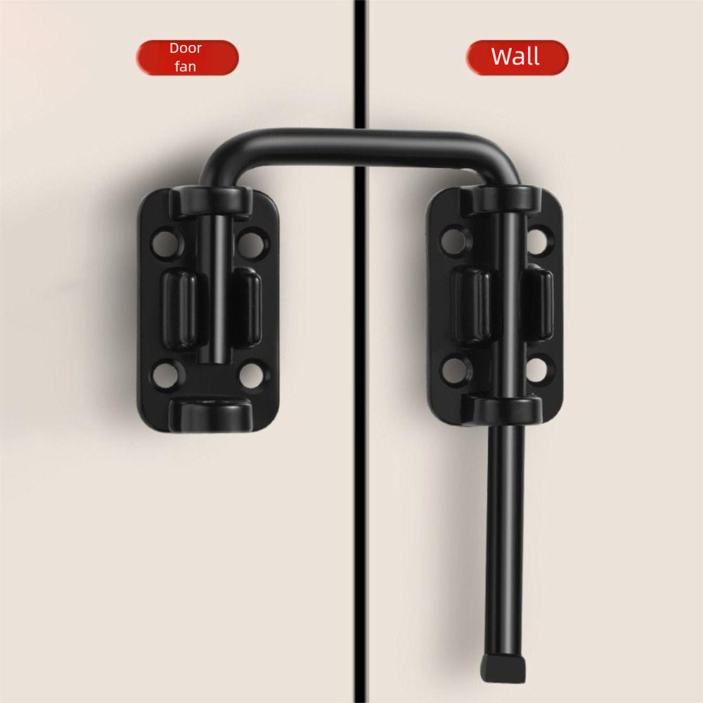 Thickened Gate Latch Non Perforated Door Bolts Hardware Door Buckle  Drawer