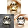Bohemian Heart Shaped Ring With Rotating Pendant Retro Alloy Stylish Jewelry For Women And Men