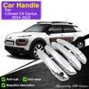 Handle Cover For Citroen C4 Cactus 2014 2015 2016 2017 2018     Chrome Door Car Accessories Stickers Rustproof