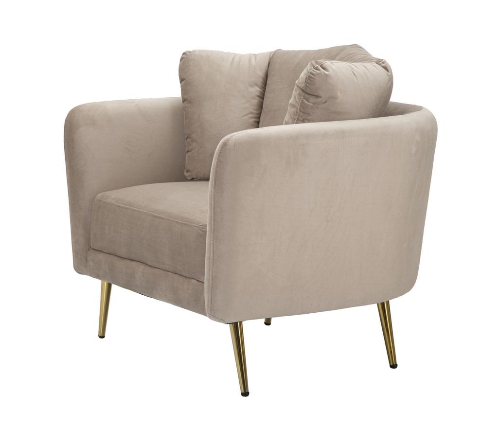 Armchair Kiev Grey Cm 88X77X74
