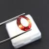 9.50 Carat Oval Cut CERTIFIED Loose Gemstone Natural Orange Ceylon Sapphire
