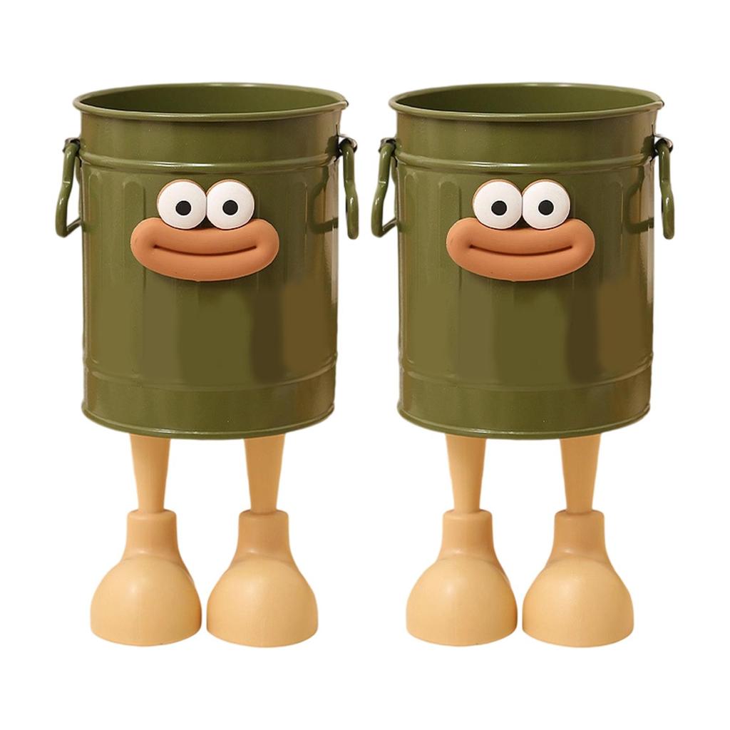 2Pcs Cartoon Pen Stand Multifunctional Desk Organiser Decorative Pencil Cup Pen Storage Container For Office Home