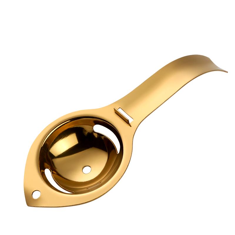 1PC separator de ouă, din oțel inoxidabil, separator de gălbenuș de ou, mâner de filtru, separator de ouă, coacere, gătit, ustensile de bucătărie
