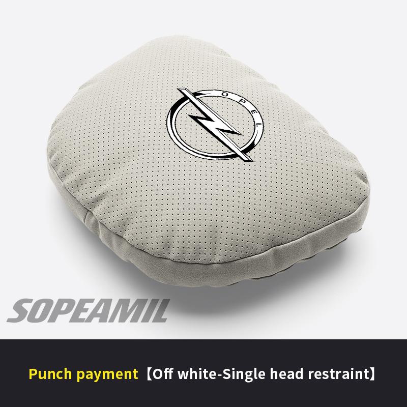 Car Headrest Lumbar Rest CushionOpel Astra Corsa Grandland Insignia Mokka Vectra GTC Tigra Vivaro Zafira Combo Vivaro GTC Delica