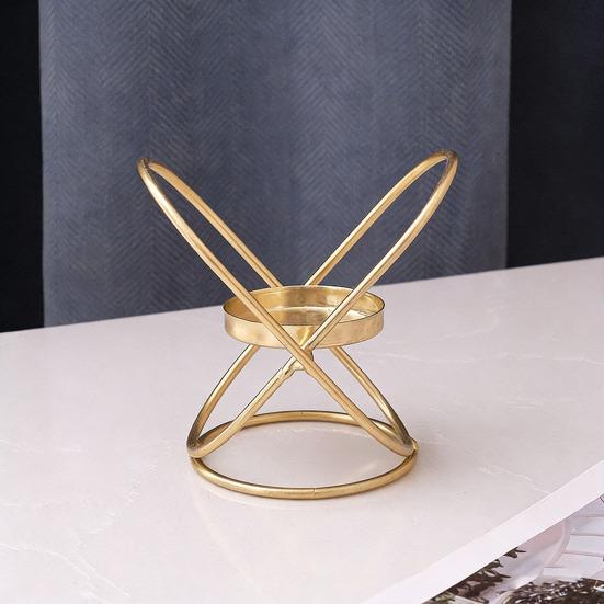1/3/4/5-Candle Iron Candle Holder Decorative Tabletop Candlestick Holder Stand for Wedding Event Mantel Kitchen Dining Table Decor