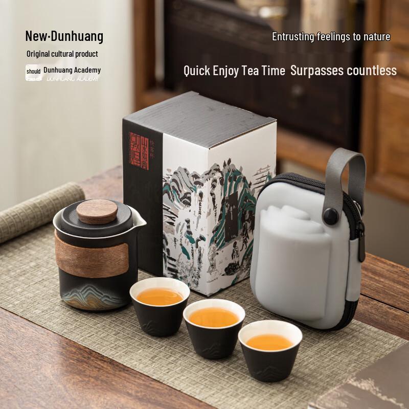 

Gongli Dunhuang Landscape Portable Tea Set