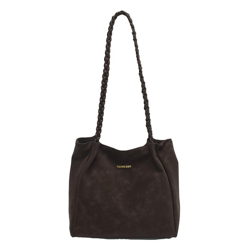 Fashionable Street Style Bag With Double Shoulder Straps And Top Zipper For School