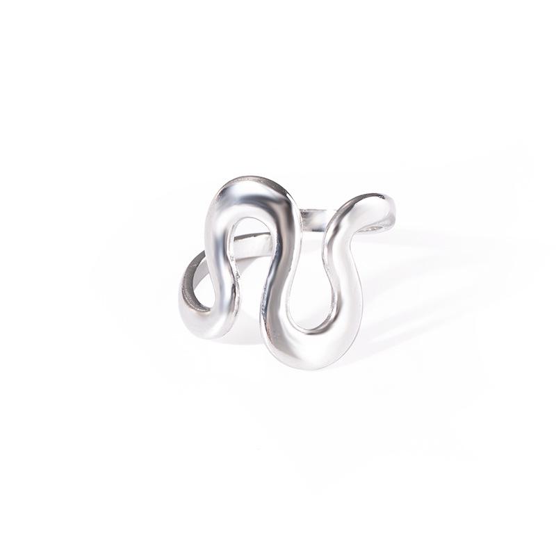 

Минималистичное кольцо из титановой стали с неровной линией сердца - Не выцветающее, Нишевый дизайн