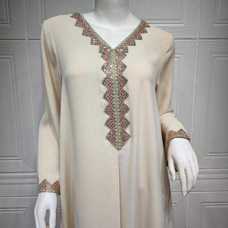 Muslimský dámský kamínkový župan