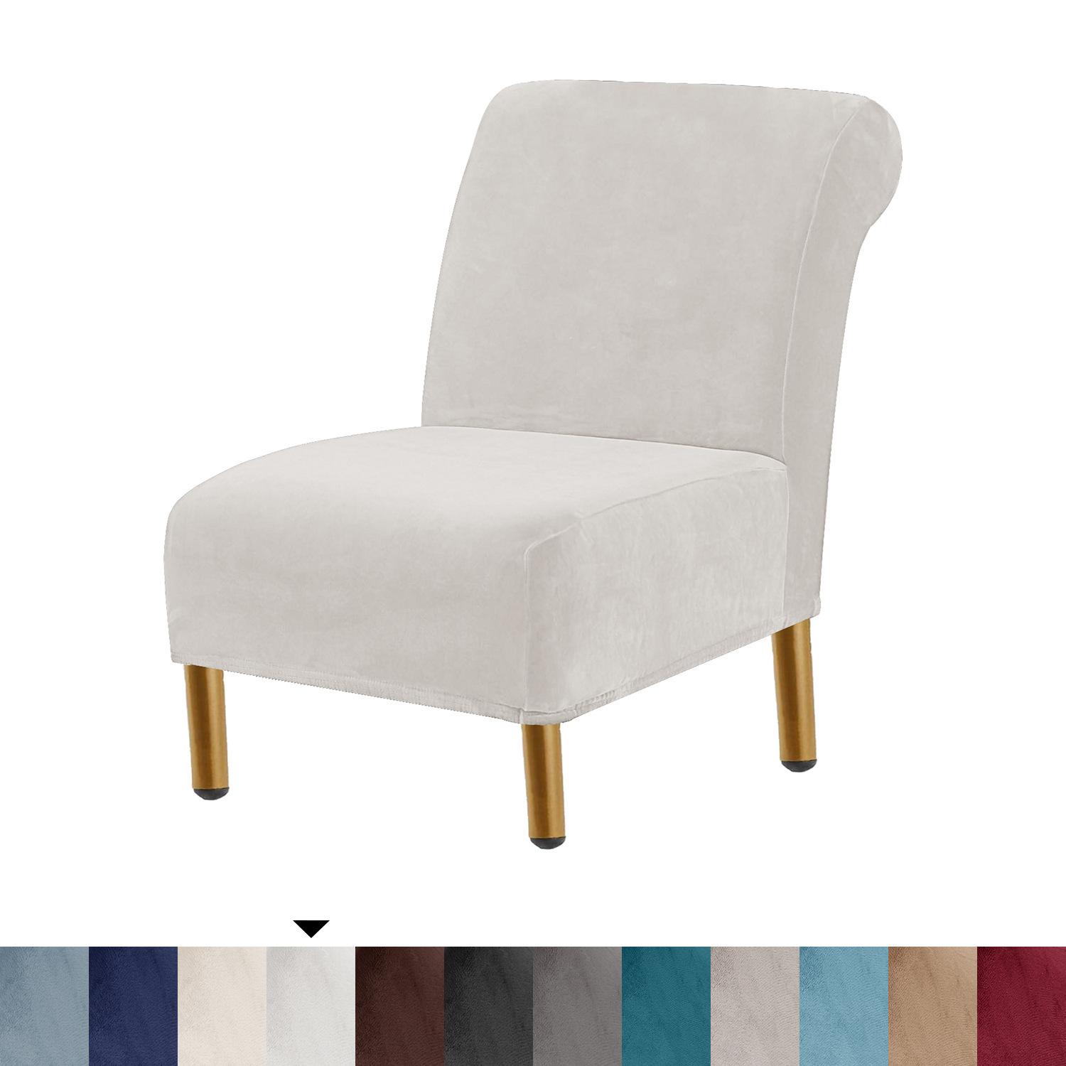 Чехлы для стульев Velvet Accent чехлы для стульев без подлокотников из высокоэластичного материала для гостиной толстый бархатный чехол для стульев современная защита мебели можно стирать в стиральной машине L50-60cm195-235 1900₽