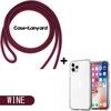 Shockproof Transparent Phone Case Crossbody Necklace Cord Lanyards With Rope For iPhone 16 Pro Max 15 14 Pro 7 8 X XR 13 12 11 Pro MAX