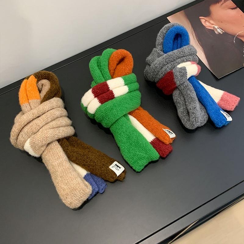 Autumn and Winter New Fashion Scarf  Versatile and High End Scarf  Wooden Warm Long Scarf