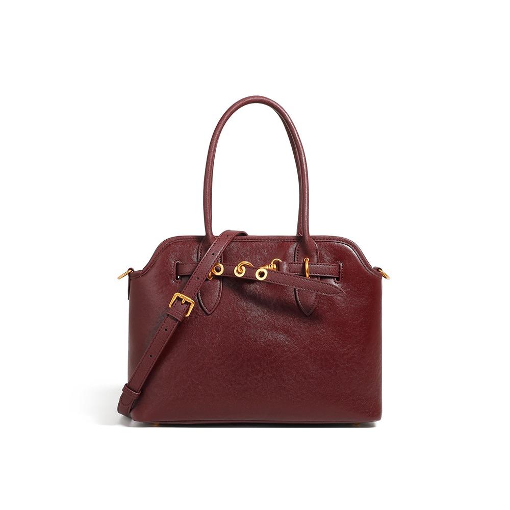 

Сумка-мессенджер из коровьей кожи, универсальная текстура, наплечная сумка, большая вместимость, портативная женская сумка красный