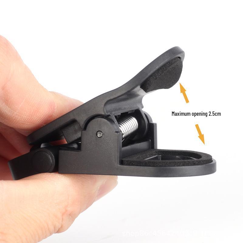 Universal Fill Light Phone Clip with GoPro Cold Shoe, 1/4 Interface, for Video Conferences