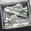 Men's Shoes 2025 Spring New Fashion Trend Graffiti Skateboarding Shoes Lace Up Soft Bottom Anti Slip Outdoor Casual Sports Shoes