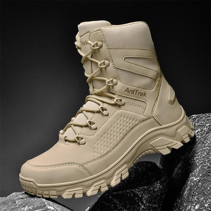 

Модные удобные кроссовки для ходьбы Классические трендовые мужские ботильоны Мужская нескользящая трекинговая обувь Кроссовки Износостойкая обувь для хайкинга 39 бежевый