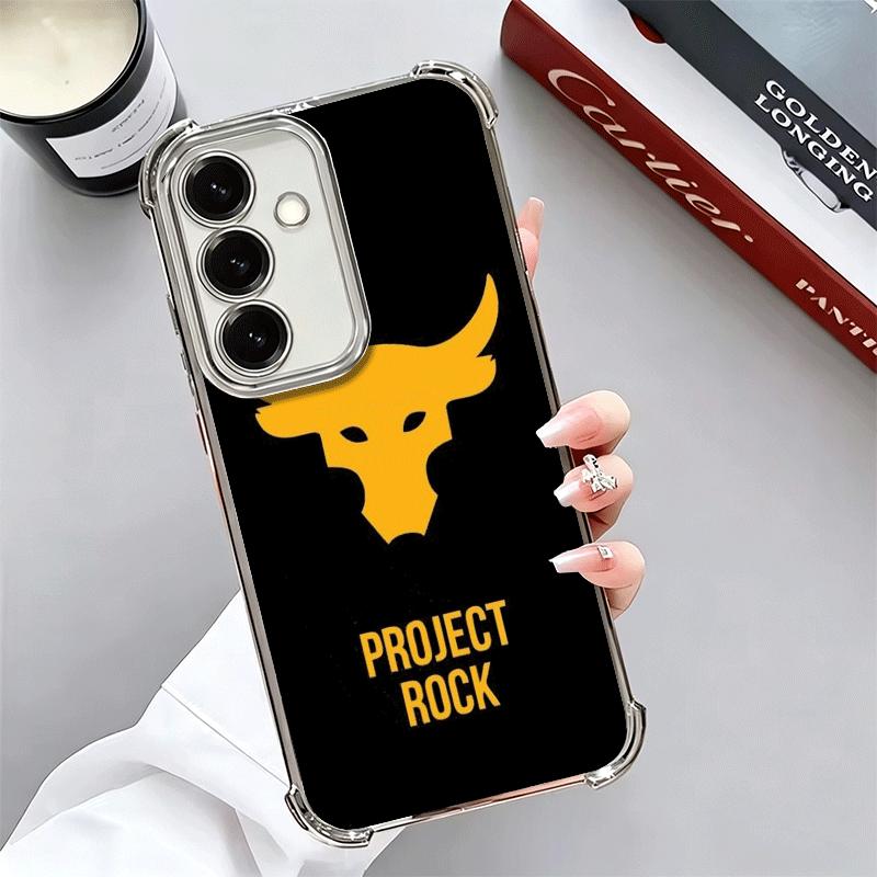 The Rock Dwayne Johnson Plating Phone Case For Samsung A17 A07 A37 A57 A16 A56 A15 A55 A14 A54 A13 A53 A26 A36 A25 A35 A24 A34 A