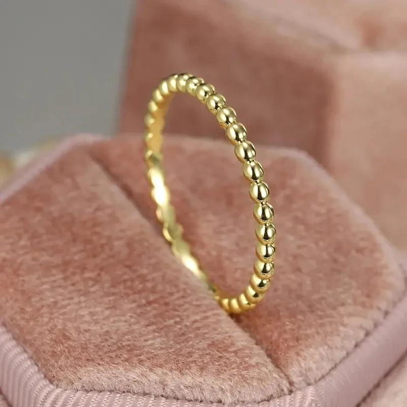 

CAOSHI Fashion Dainty Thin Rings for Women Teen Girls Daily Wearable Finger Jewelry Simple Trendy Chic Versatile Accessories 5