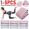 1/2/3/5PCS Hip Resistance Bands Anti-Slip Stretch Fitness Strips Portable Glute Thigh Elastic Bands Yoga Gym Equipment
