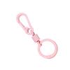 Colorful Zinc Alloy Carabiner Keychain with Rebound Finger Ring
